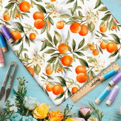 Ткань Ниагара Софт цитрусовое изобилие