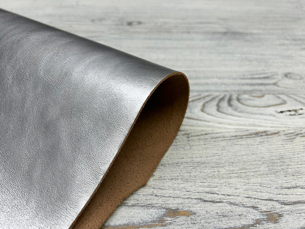 Paradigma Laminato Silver (1,8-2,0 мм), цв. Серебро, натуральная кожа
