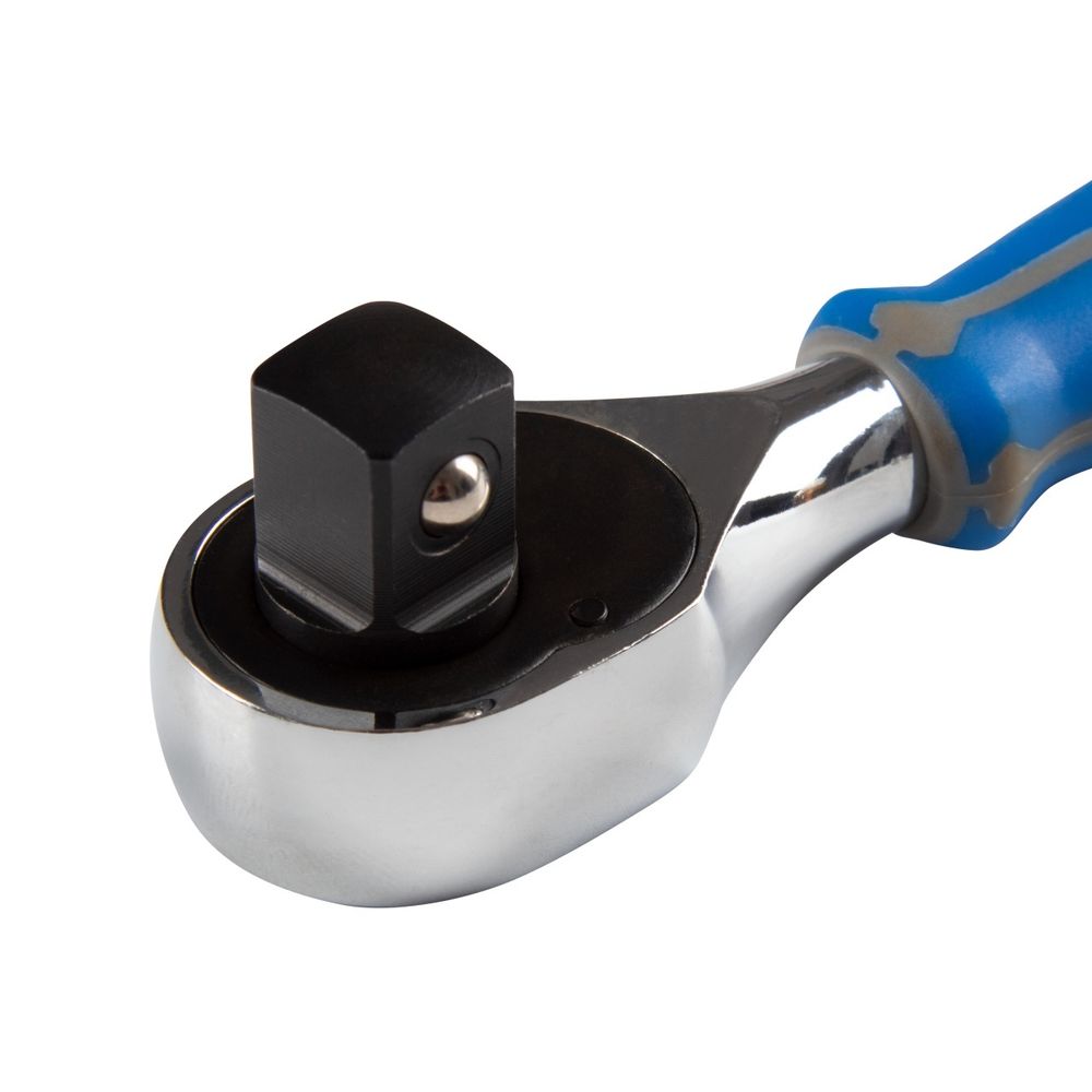 KING TONY (4760-05G) Трещотка 1/2", 137 мм, 72 зубца, флажковая