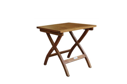 Кофейный стол из акации Joygarden КАРО 50 см складной, коричневый