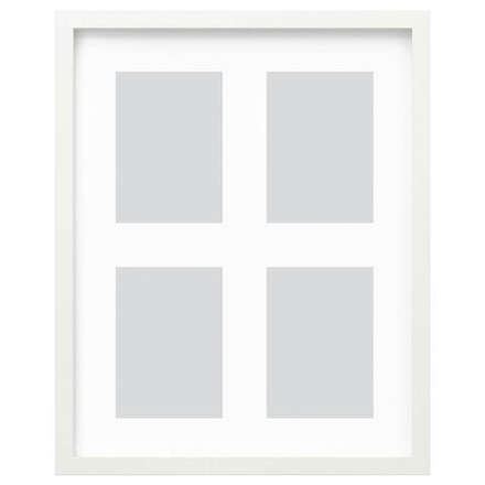IKEA RÖDALM  (ИКЕА РÖДАЛМ)  -  Фоторамка для 4 фотографий, белая, 40x50 см