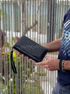 Мужское портмоне из кожи крокодила WA-188