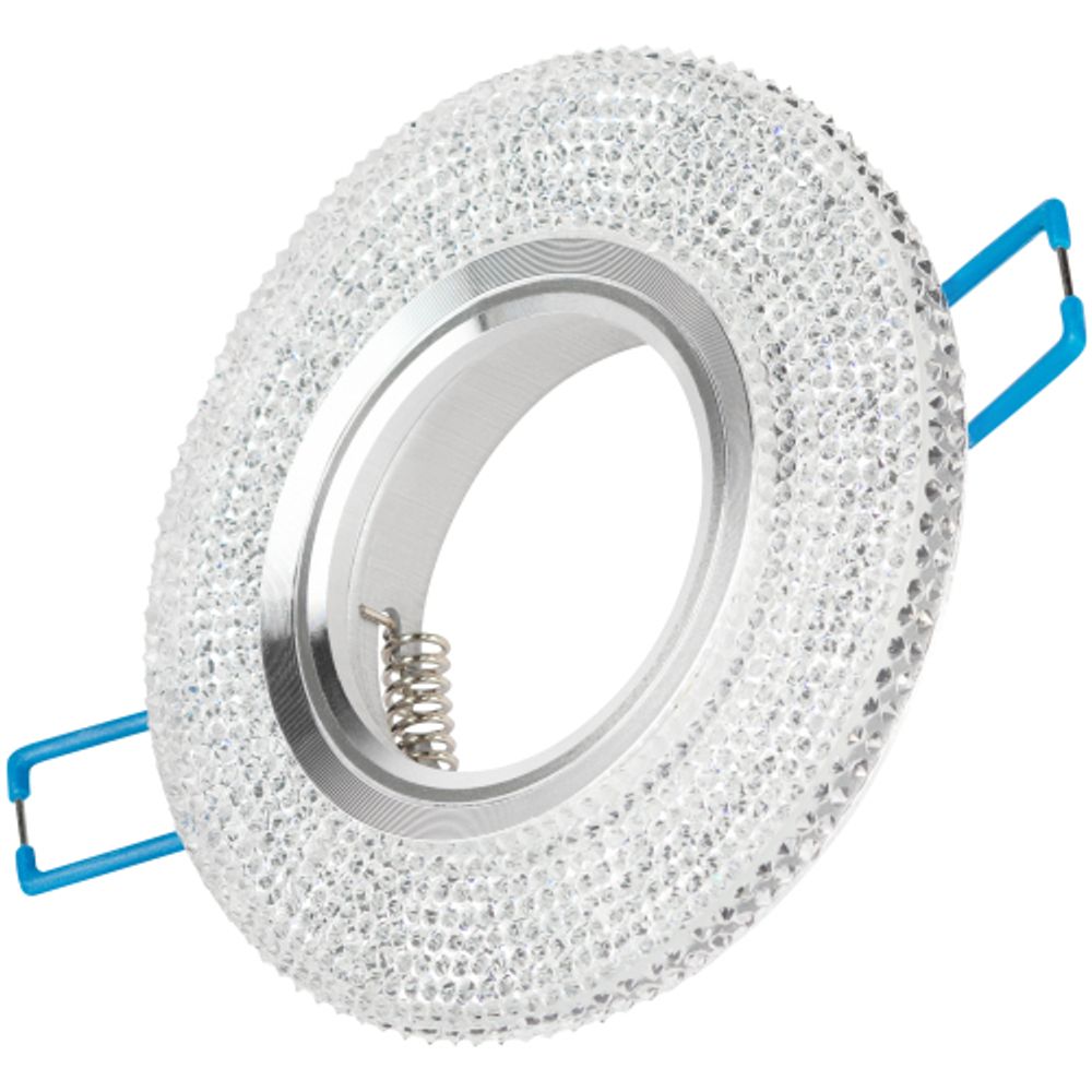 Светильник встраиваемый cо светодиодной подсветкой ЭРА DK LD1 WH под лампу MR16 GU5.3 прозрачный | Встраиваемые LED светильники