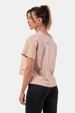 Футболка ORGANIC COTTON LOOSE FIT “THE MINIMALIST” CROP TOP 417 Лосось