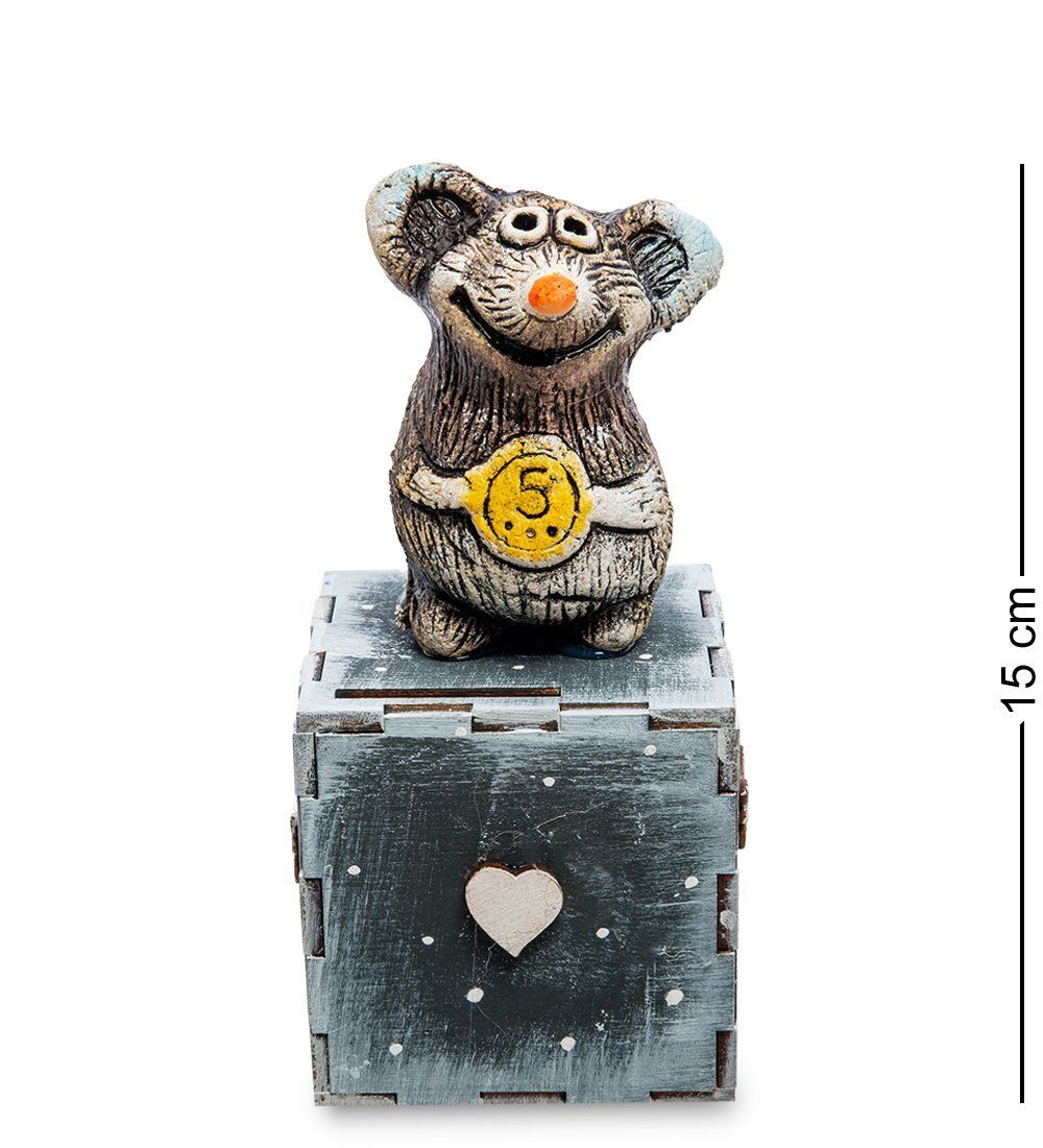 КоКо Шамель KK-623 Копилка «Мышонок с денежкой» шамот