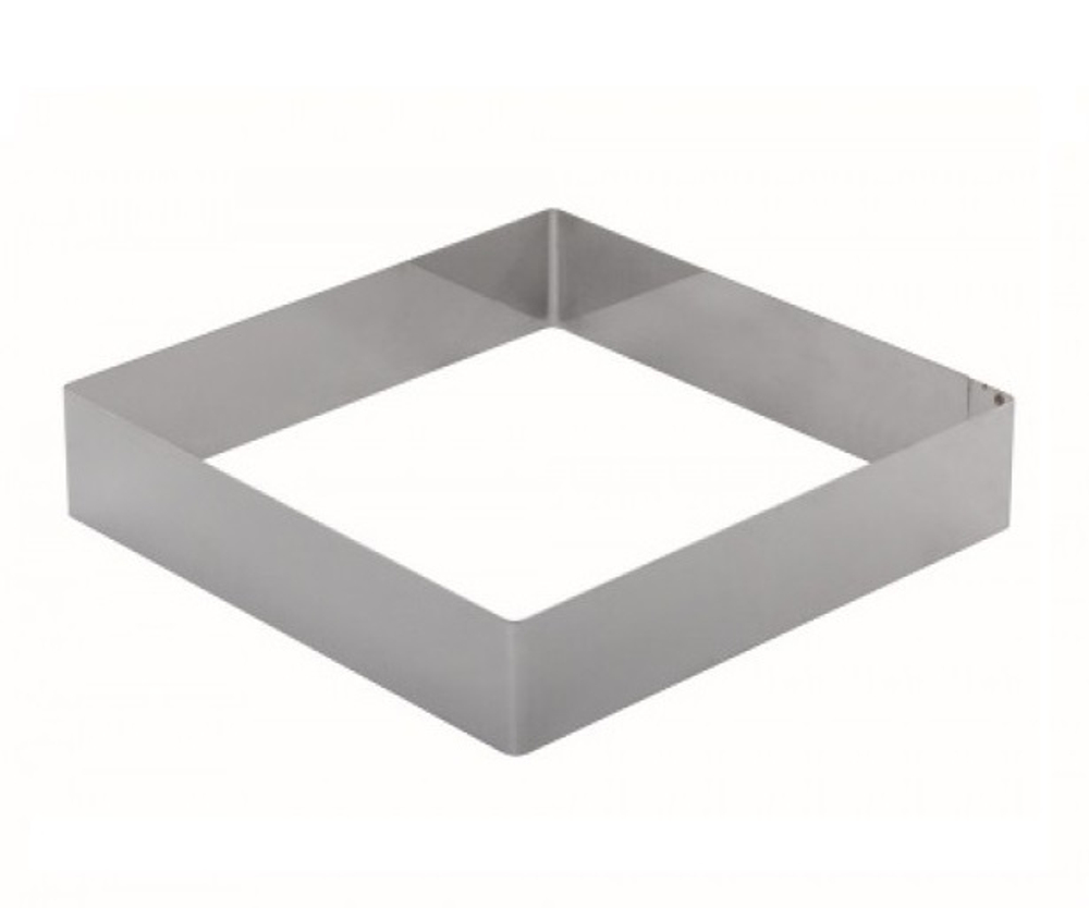 Форма для выпечки и выкладки "Квадрат" от D14см до D30см высота 5см