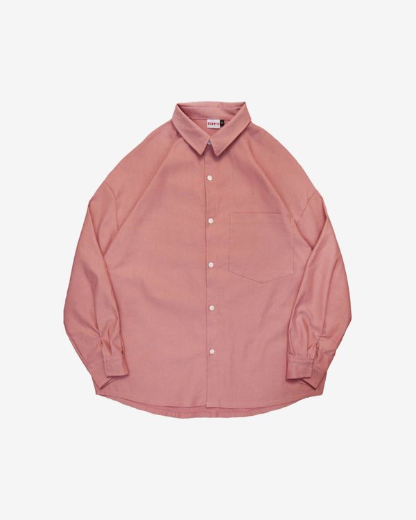 Рубашка Плотная Хлопковая Розовая - фото 1