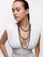 Колье "Trio Long Dark Gray"