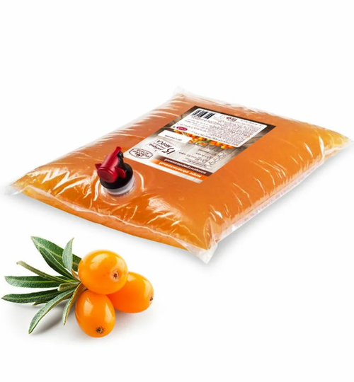 Облепиховый концентрированный морс / 2000 мл / бэг-ин-бокс / Сибирская ягода