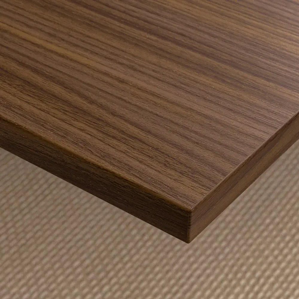 Стол для переговоров - MITTZON IKEA /ИКЕА МИТТЗОН , 68х140х105 см, темно-коричневый/белый