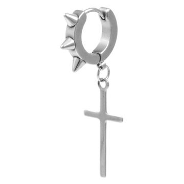 Серьга Крест с шипами (035)