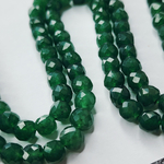 Изумрудный кварц, бусины куб, р-р примерно 6.5мм, красивая огранка
