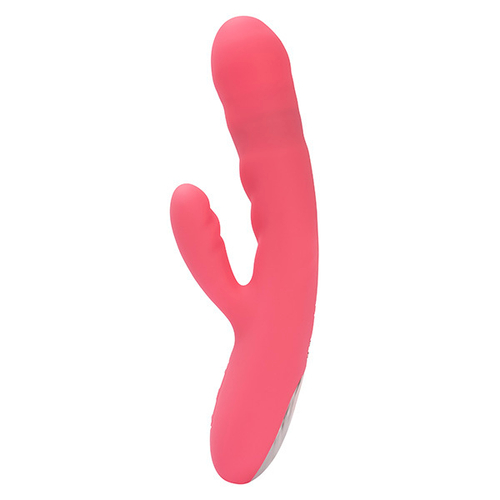 Розовый вибратор-кролик 19,5см с функцией пенетрации Svakom Avery S59-SP
