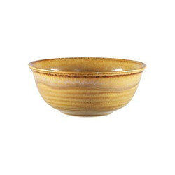 Салатник круглый 580 мл, d=16 см, фарфор, гранатово-бежевый, Rak Porcelain