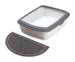 Коврик для кошачьего туалета Trixie Litter Tray Mat, размер 59Х35см., антрацит