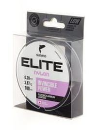 Леска монофильная SALMO Elite Fluoro Coated Nylon, 100 м, 0,20 мм, прозрачная