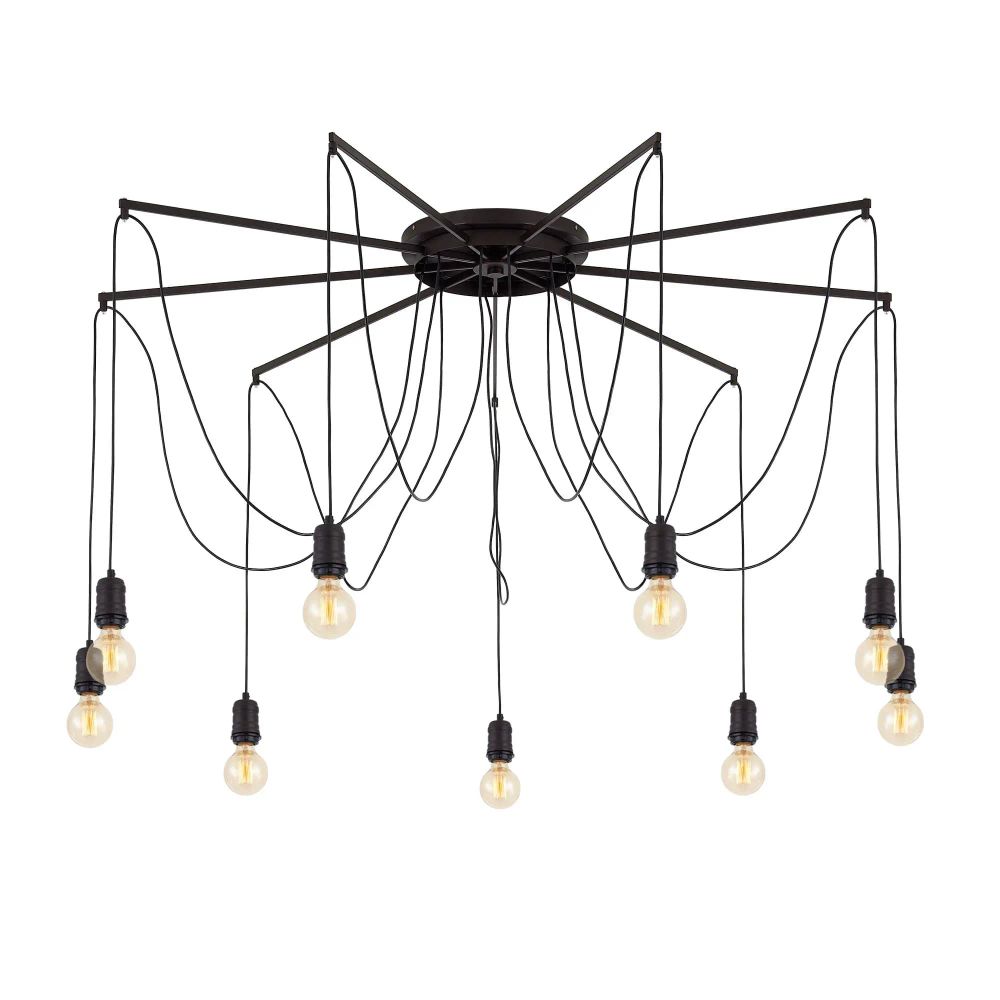 Citilux Эдисон CL451292 Люстра паук Венге