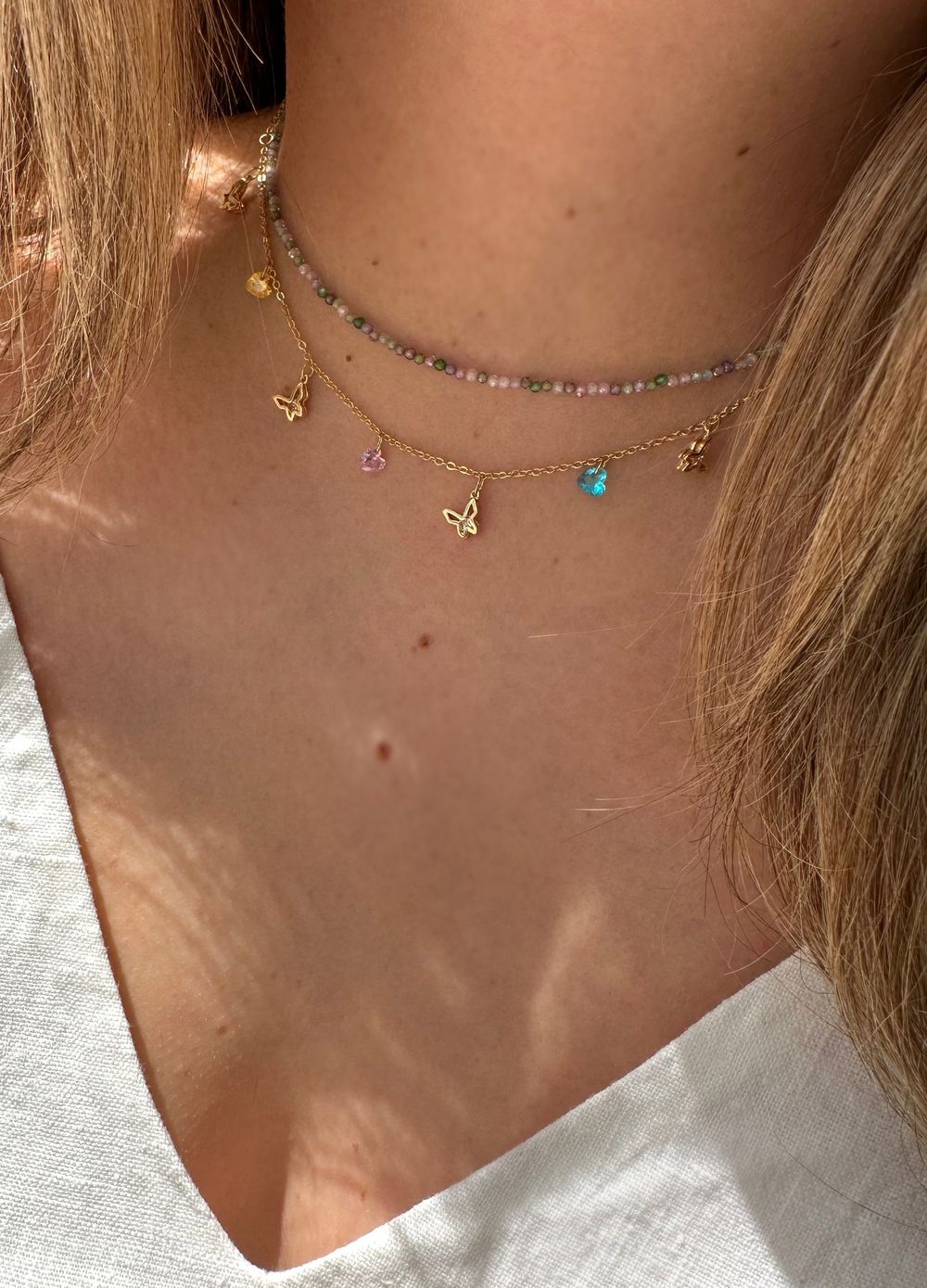 Колье Бабочки colors