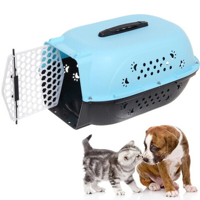 Переноска для животных «ЛЮБИМЫЙ БРО», лапки, цвет голубой, 48*32*26см/до 9кг (Лейбл)