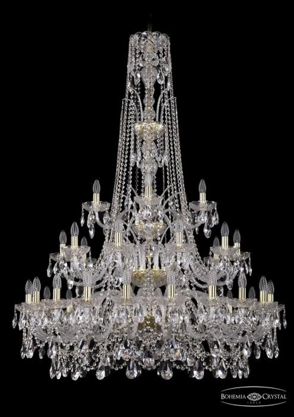 Подвесная люстра Bohemia Ivele 1411/20+10+5/400/XL-155/3d/G