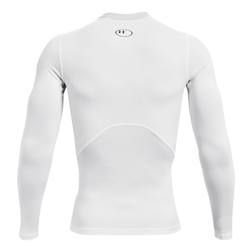 Мужское теннисное поло Under Armour Heatgear Comp Long Sleeve Men - White, Black