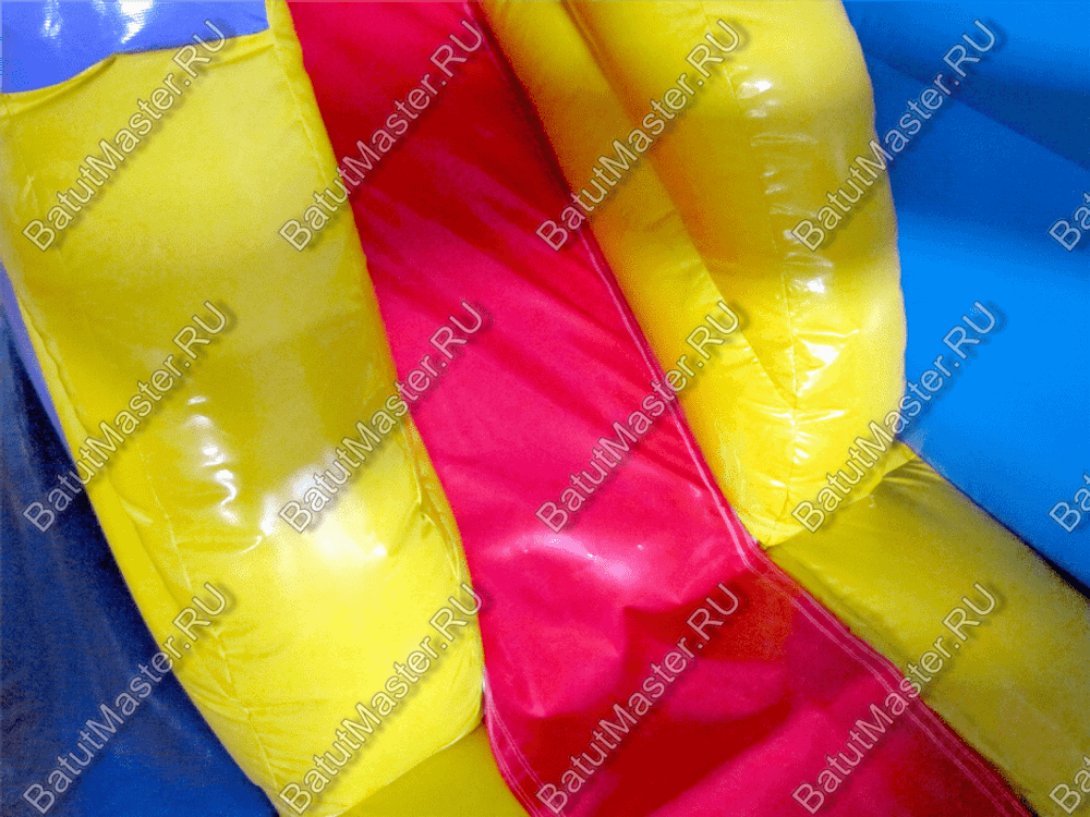 Коммерческий батут "Белый клык" с механизированной головой, размер 6*6*4 м