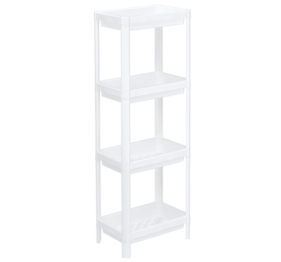 Этажерка прямоугольная (4 секции) 365x230x180 полки с бортиками М2703