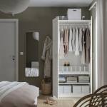 Гардероб - IKEA PAX/BERGSBO/ ПАКС/БЕРГСБУ ИКЕА, 100x60x201 см, белый