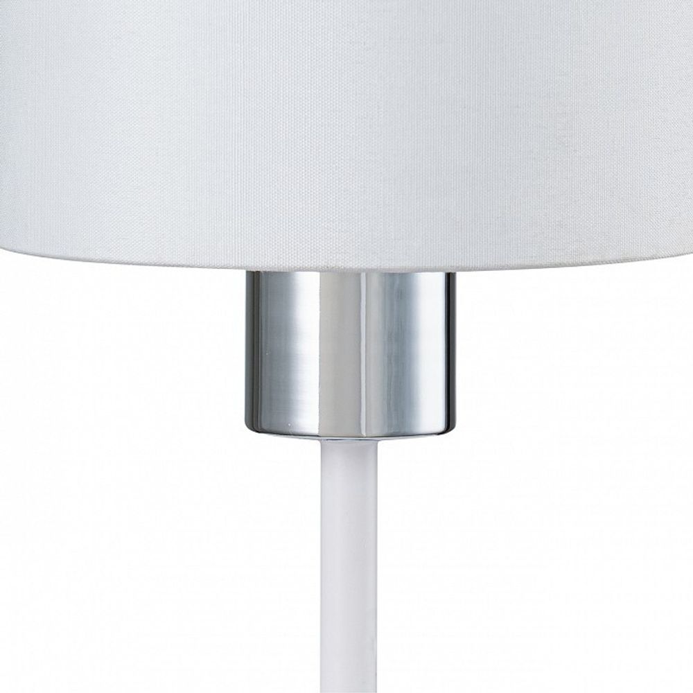 Настольная лампа декоративная Escada Denver 1109/1 White/Silver