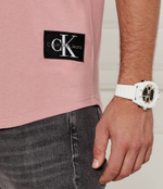 Футболка CALVIN KLEIN JEANS - розовый(J30J323482)