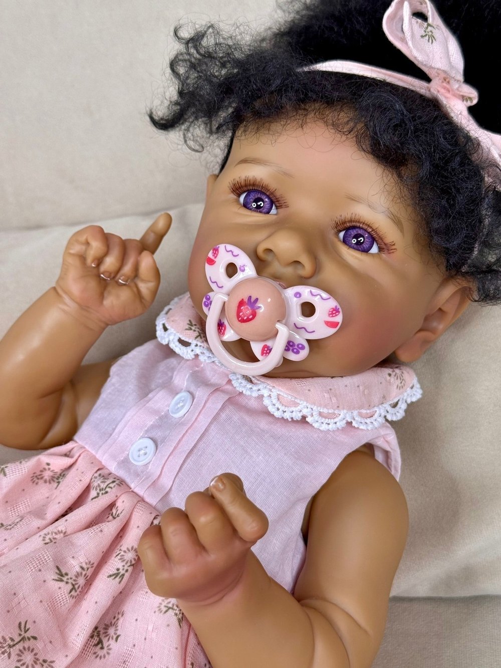 Кукла Реборн виниловая 55см в пакете (FA-214A)