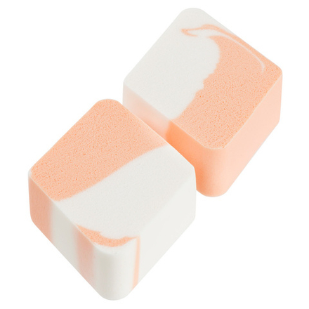 Спонжи ромбовидные бежево-белые (30шт) IRISK
