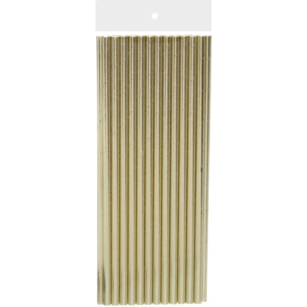 Трубочка для коктейля «Волшебство» 19,5 см d-6 мм (набор 25 шт), бронза