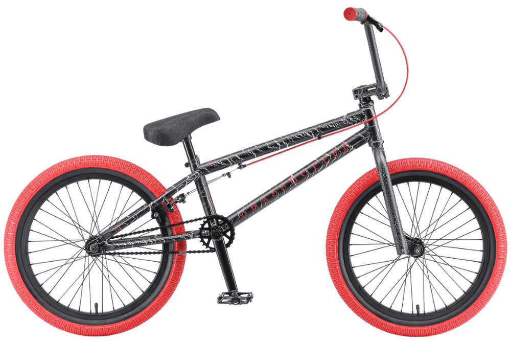 ВЕЛОСИПЕД BMX TT GRASSHOPPER черный/красный