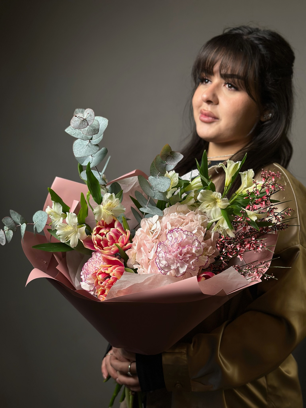 Сборный букет «Маршмеллоу»