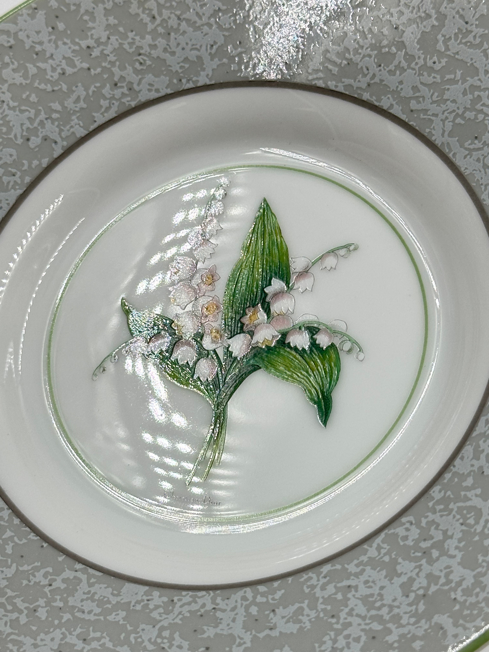 Чайная пара Ландыши Christian Dior (трещина)