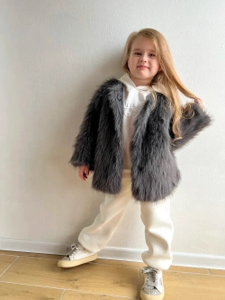 Шуба искусственная демисезонная