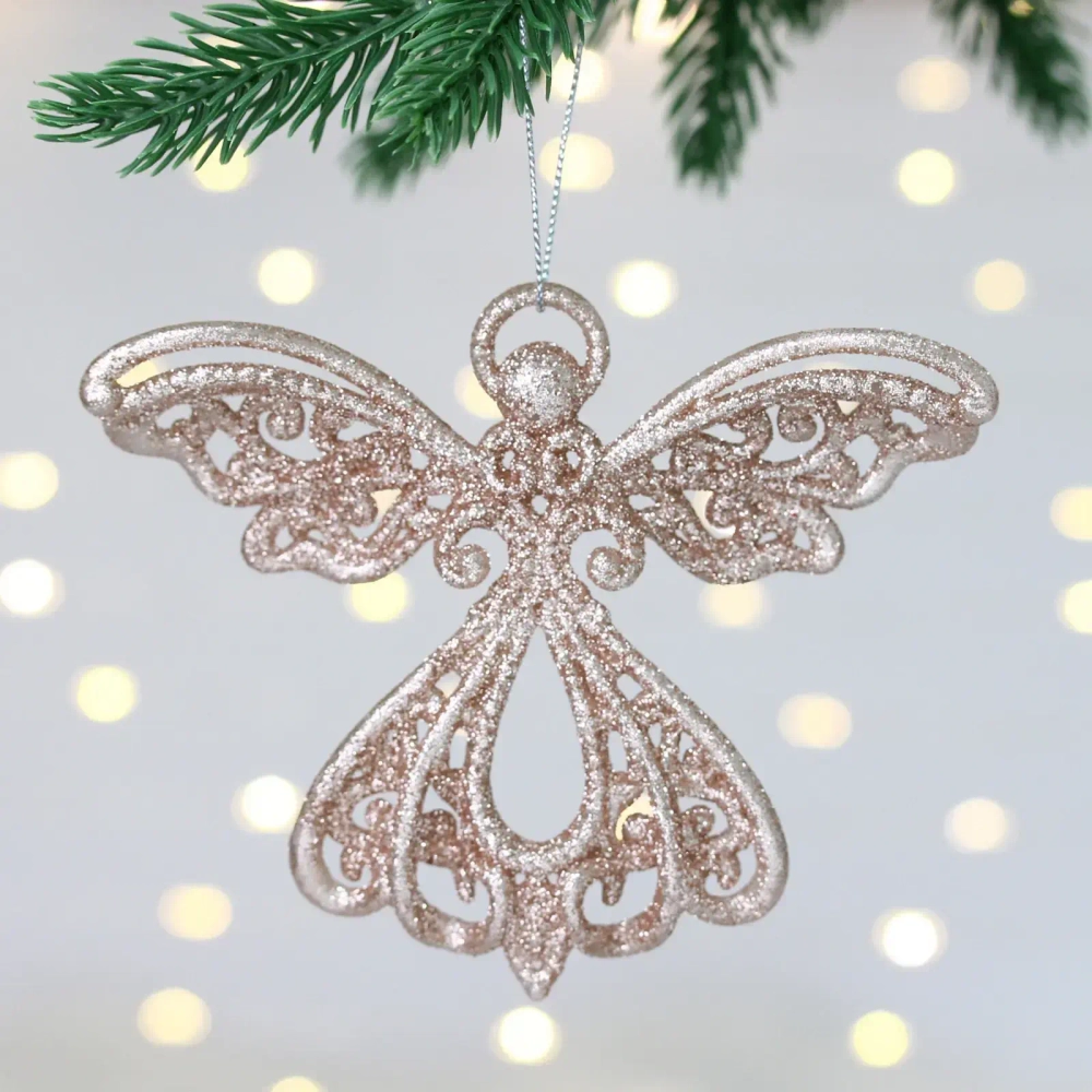 Подвеска «Волшебный ангел» 10*13 см, Розовое золото