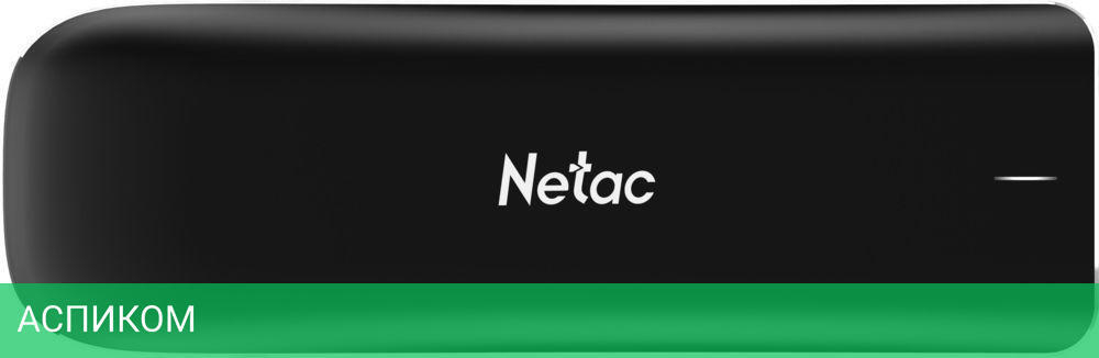 Внешний накопитель Netac External 500Gb ZX Black (NT01ZX-500G-32BK)