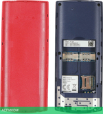 Мобильный телефон Nokia 106 TA-1564 DS красный (1GF019BPB1C01)