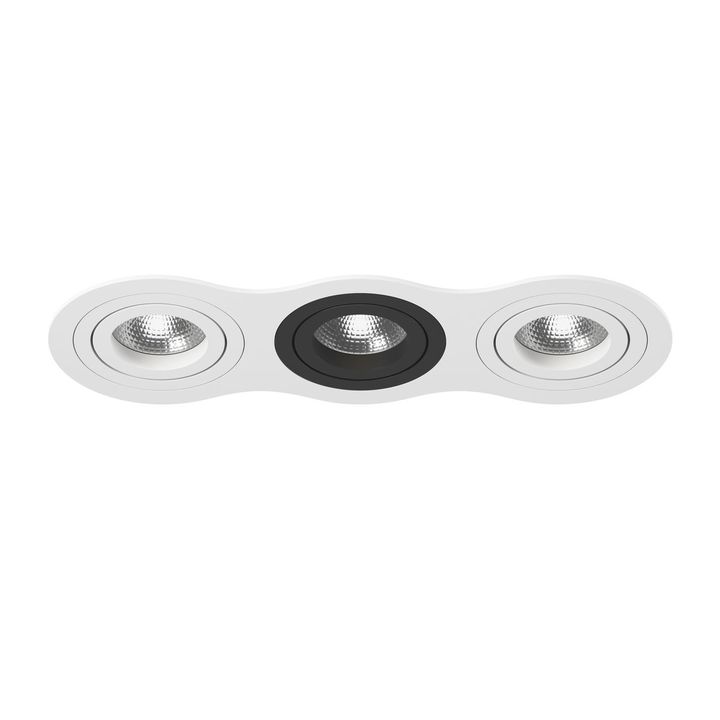 Комплект из светильника и рамки Lightstar Intero 16 (217636+217606+217607+217606) i636060706