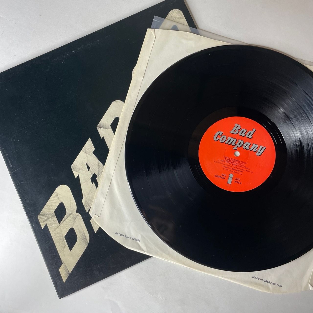 Винтажная виниловая пластинка LP Bad Company Bad Co (Англия 1974) Ready For Love