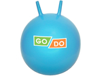 Мяч - прыгун с ушками. Диаметр - 55 см: 3-D55  (Голубой)