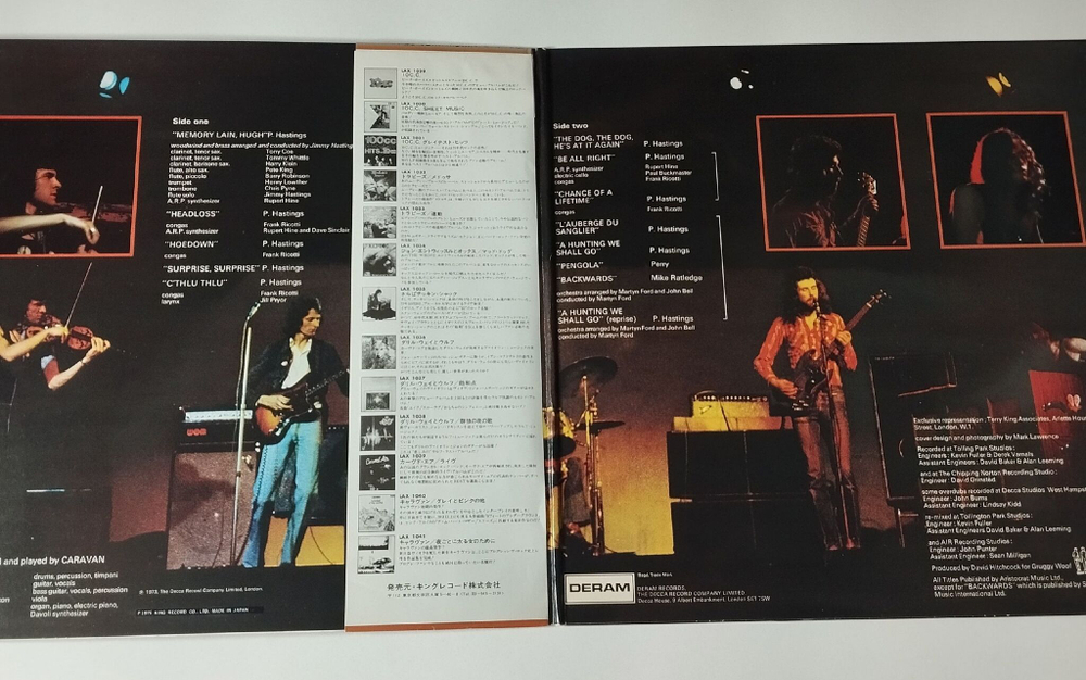 Винтажная виниловая пластинка LP Caravan For Girls Who Grow Plump In The Night (Japan 1976) (Obi)