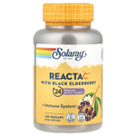 Solaray, Reacta C с черной бузиной, 120 вегетарианских капсул