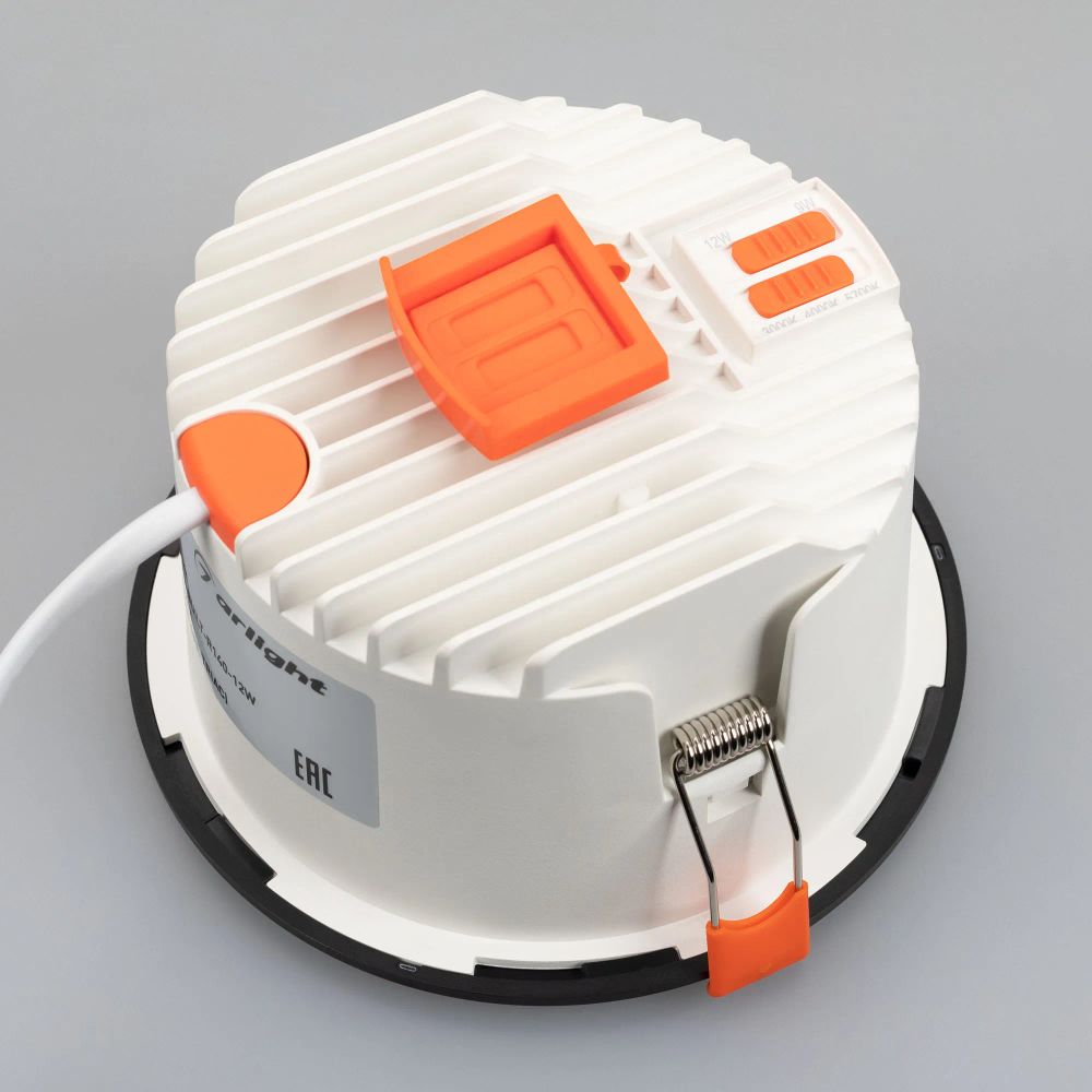 Светильник MS-ALORA-BUILT-R140-12W Day4000-MIX (BK, 40 deg, TRIAC) (Arlight, IP54 Пластик, 3 года) 048092