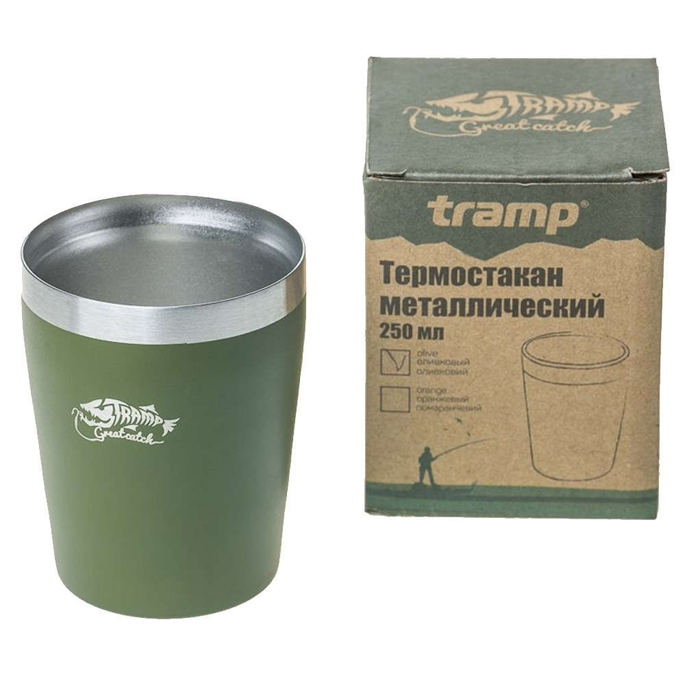 Tramp термостакан металлический TRC-101 250 мл (оранжевый)