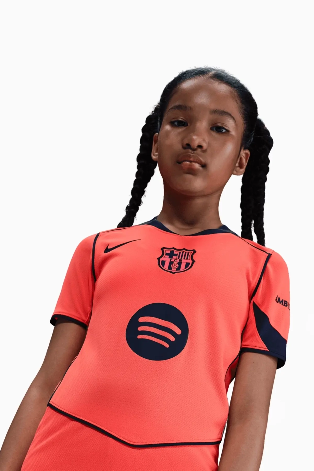 Футболка Nike FC Barcelona 25/26 3rd Stadium Junior - оранжевый