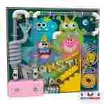 Интерактивная стена для игровой комнаты «Мир Монстриков», 2,2×1,9×0,5 м