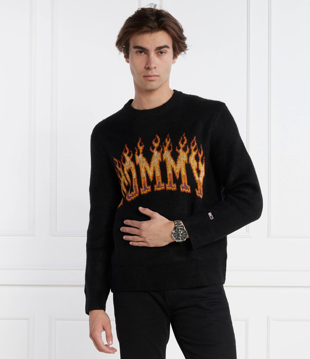 Свитер Tommy Jeans - черный(DM0DM17757)